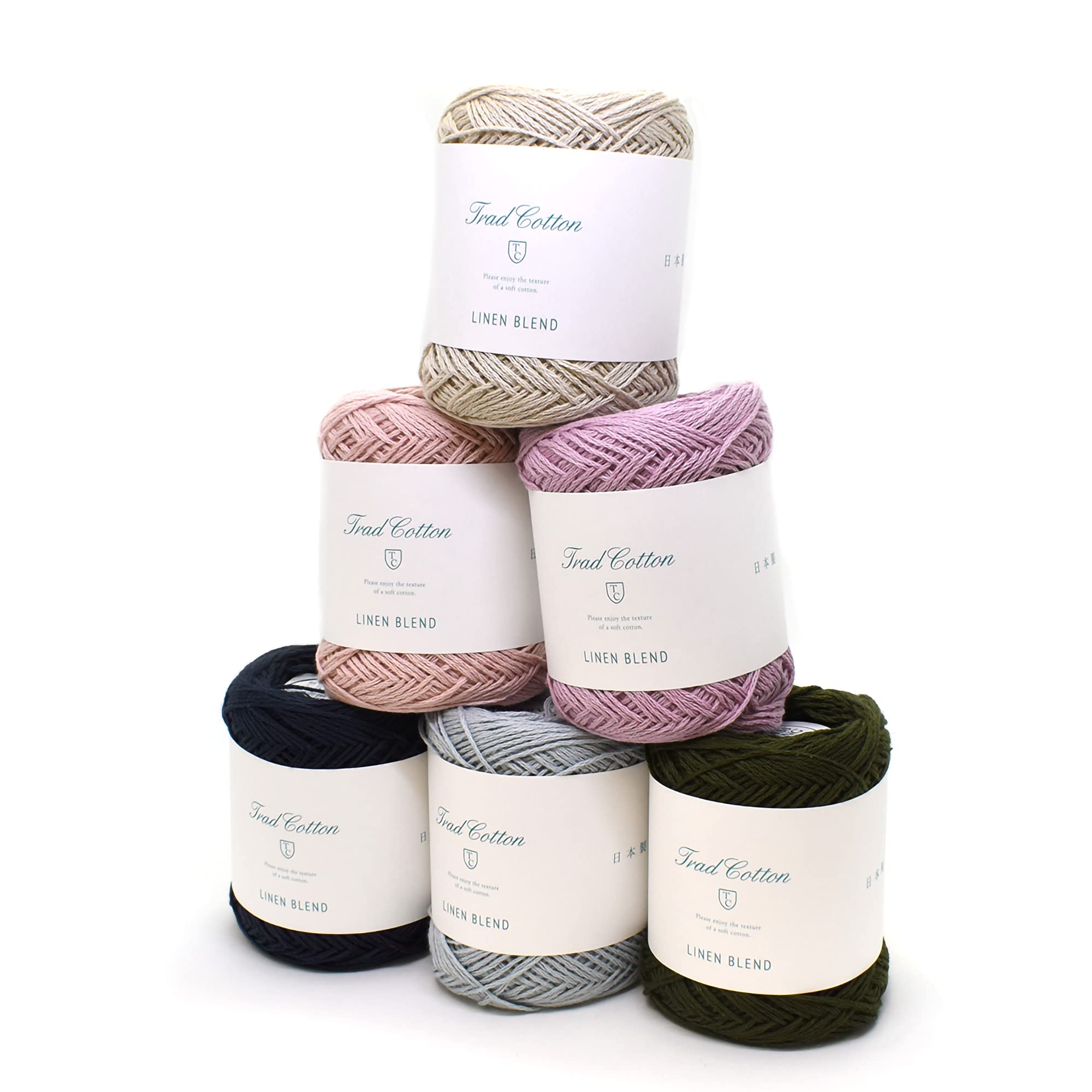 Amazon | 【5玉2袋セット】横田 DARUMA トラッドコットン リネン